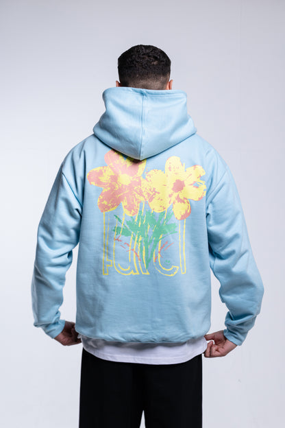 HOODIE PIANO BLUE