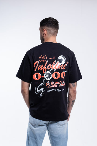 TEE INFOLINE BLACK