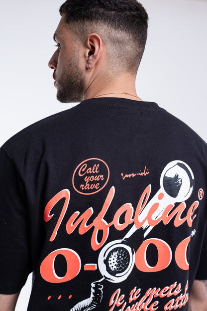 TEE INFOLINE BLACK