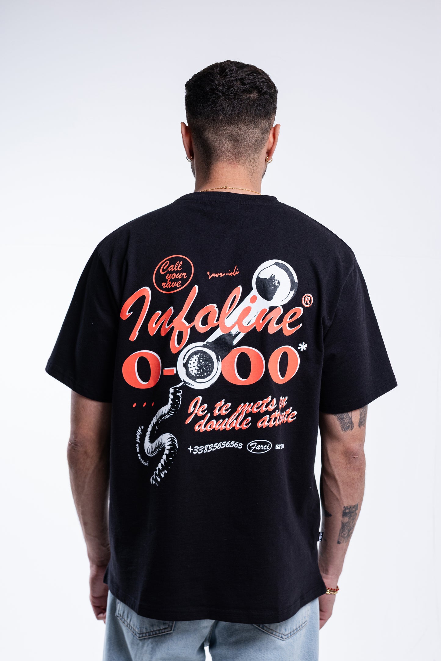 TEE INFOLINE BLACK
