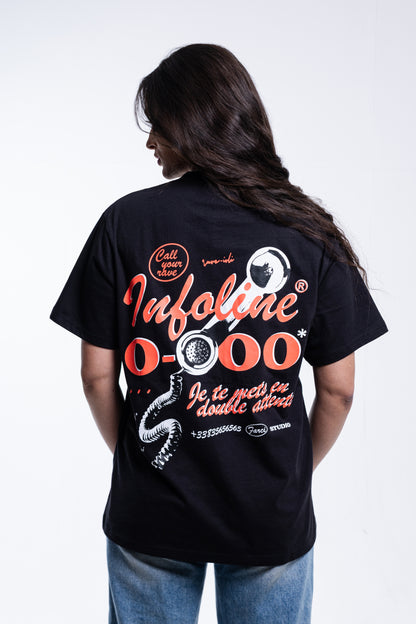 TEE INFOLINE BLACK
