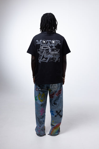 MOTOR TEE BLACK