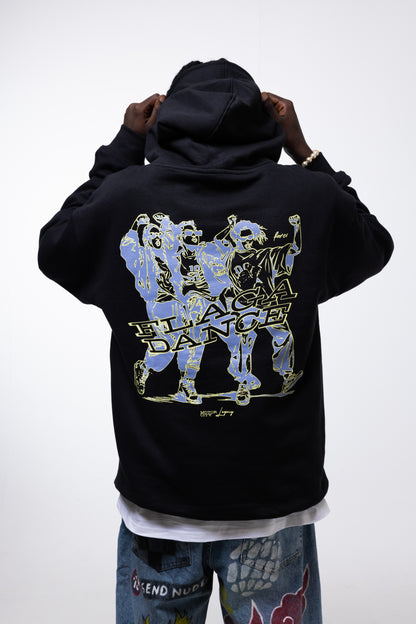 FLAGA HOODIE BLACK
