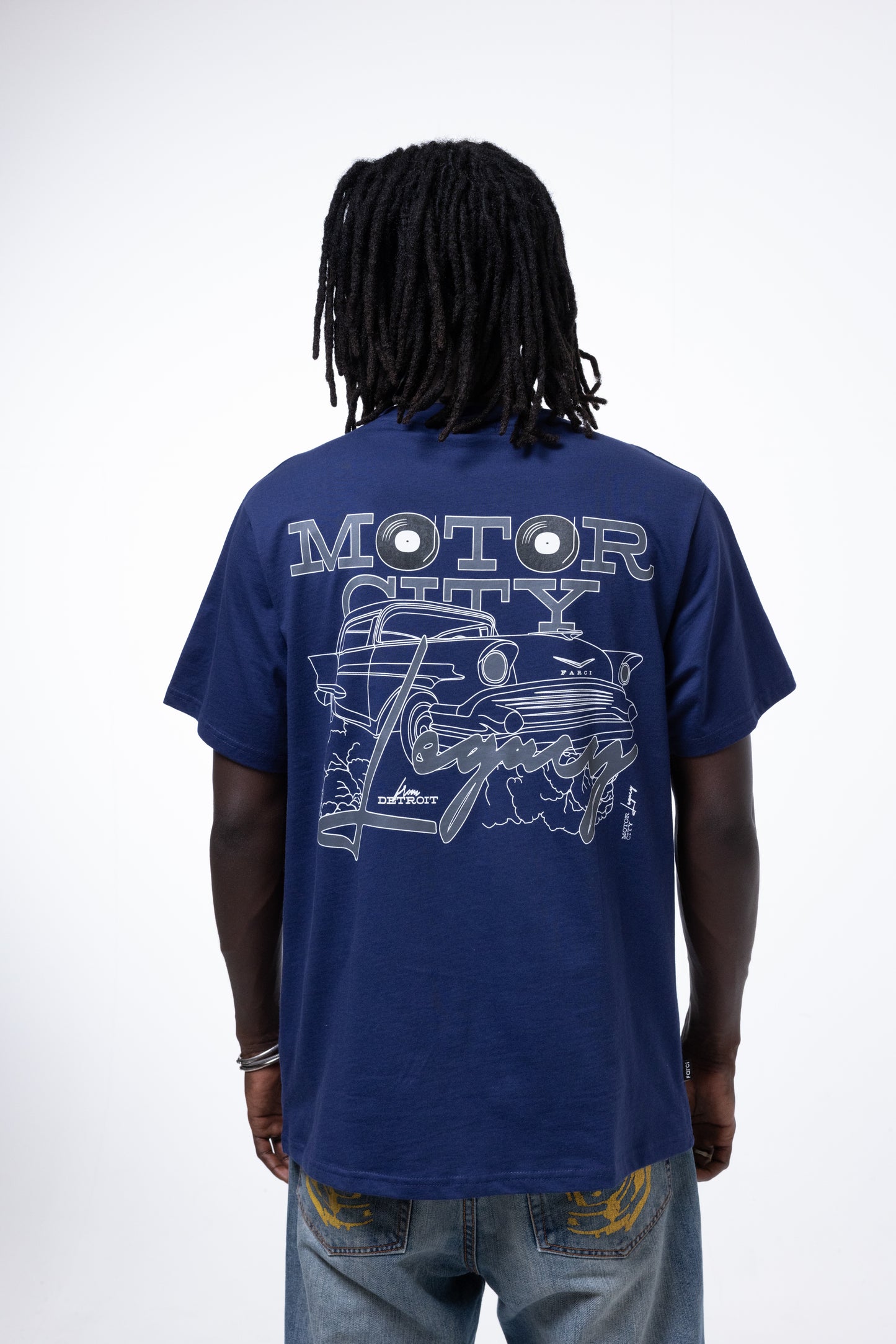 MOTOR TEE BLUE