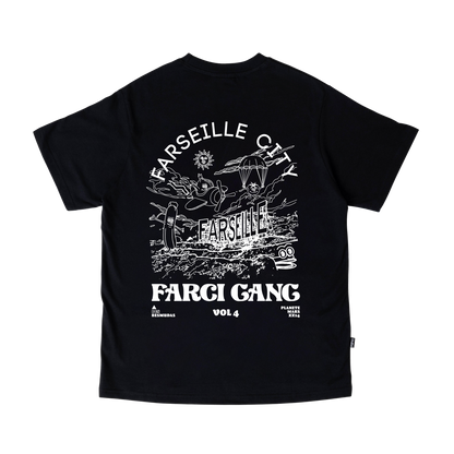 TEE GANG4 CROSS BLACK