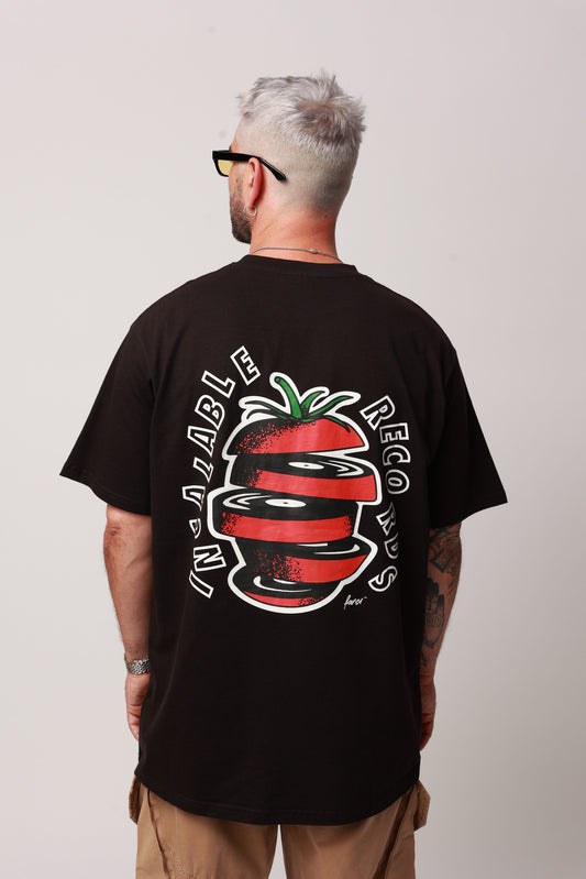 TEE RECORD BLACK