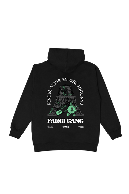 HOODIE GANG5 BLACK