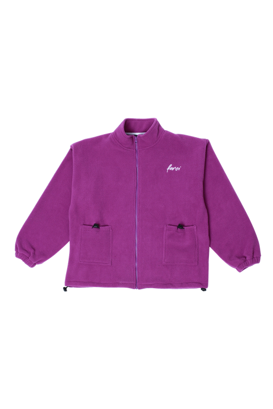 POLAR FLEECE JACKET PURPLE