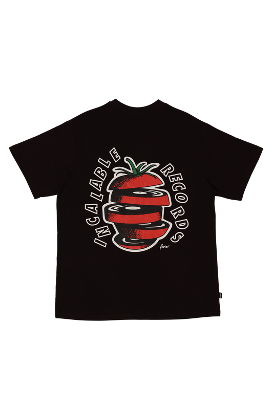 TEE RECORD BLACK