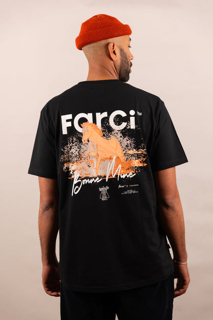 TEE CHEVAL BLACK