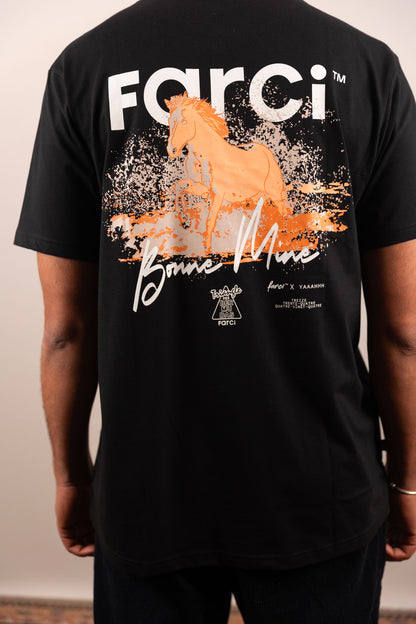 TEE CHEVAL BLACK