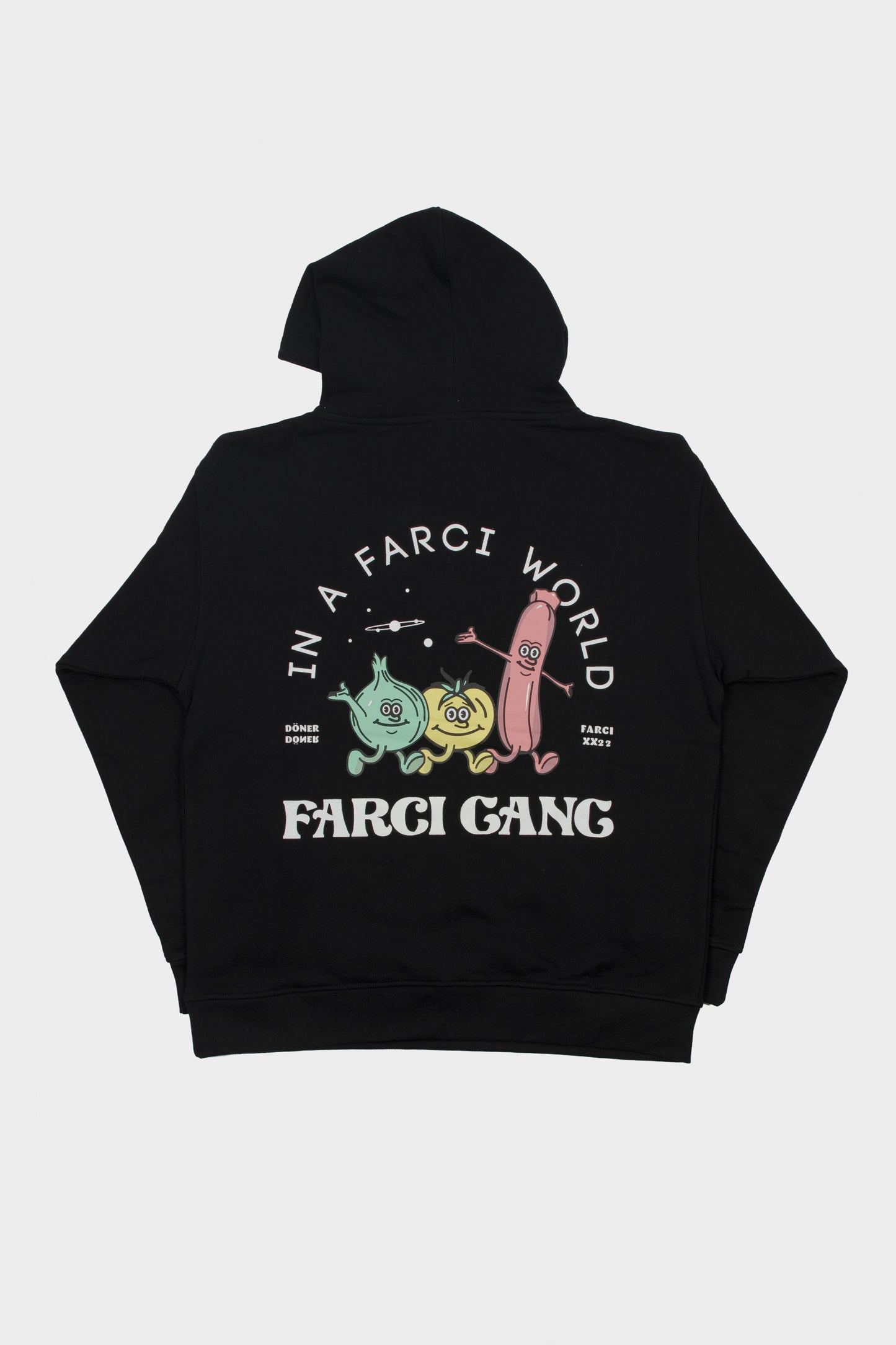 FARCI WORLD Hoodie BLACK