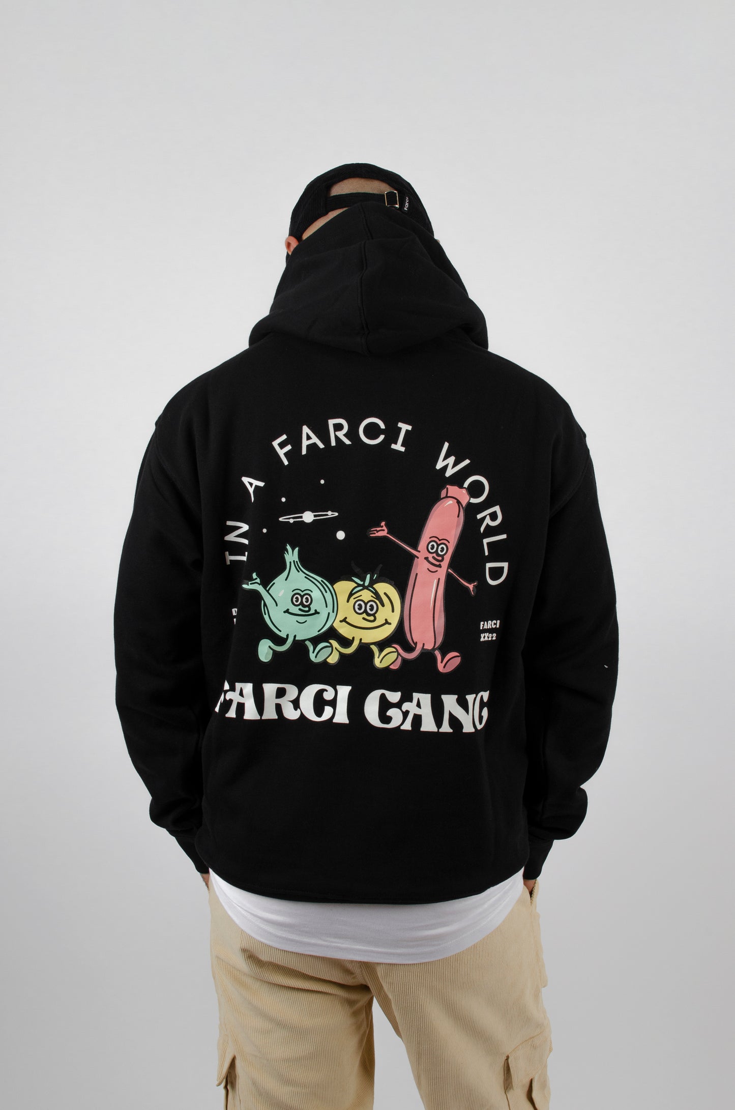 FARCI WORLD Hoodie BLACK