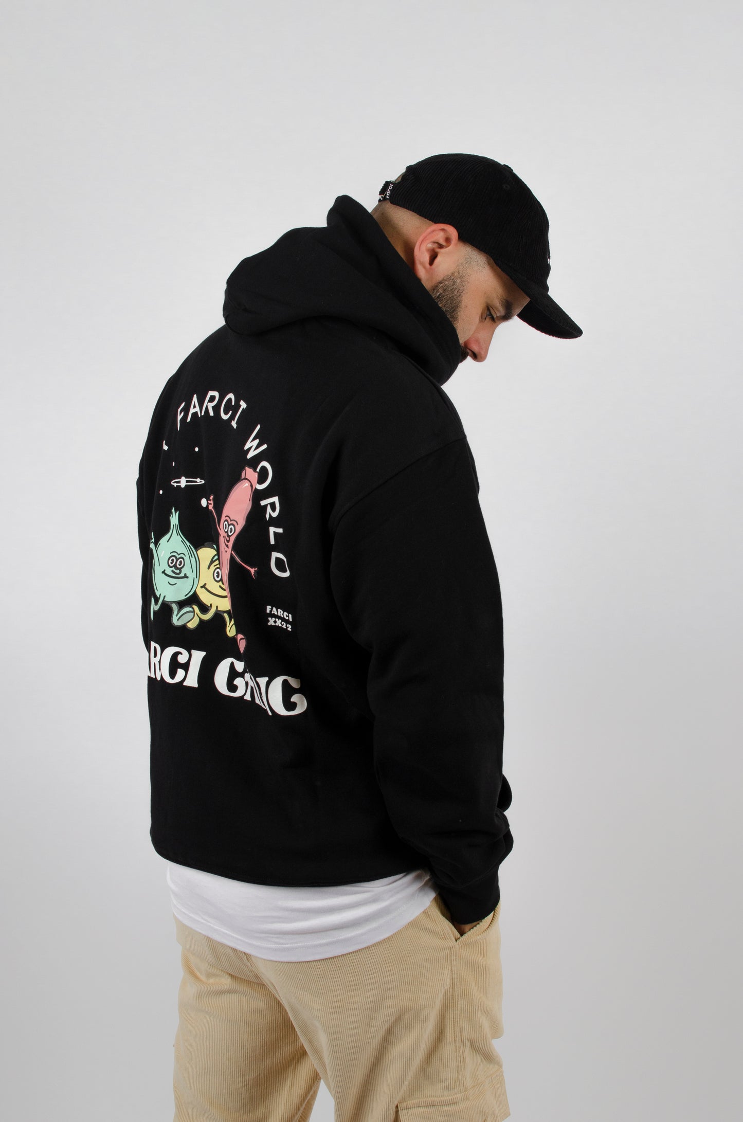 FARCI WORLD Hoodie BLACK